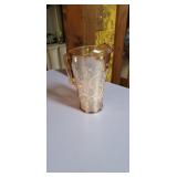 Pretty Peach luster pitcher Approx 10 inches tall