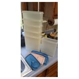 Tupperware containers with lids