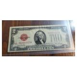 Series 1928 G 2 dollar bill