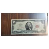Series 1963 A 2 dollar bill