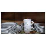 Chantilly stoneware dishes