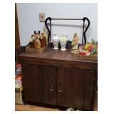 Wash stand approx size is 48 inches tall x 20