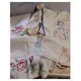 Rose pillow cases, table runner and table clothes