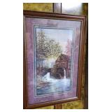 Home interior print Old mill print approx size is