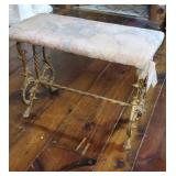 Super cute metal based bench