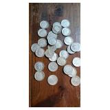 Group of 30 dimes 1964 or earlier