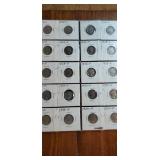 Group of 20 Buffalo nickels various years