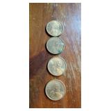 Sacajawea dollars 1 2000 D & 3 2000 P
