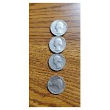 Group of 3 Bicentennial quarters h 1965 quarter