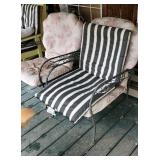 Pair of metal chairs
