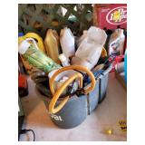 Ryobi bucket and contents