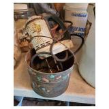 BUCKET & mixer great for mixing paint the mixer