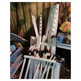 Vinyl fencing rails and gates