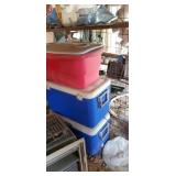 Group of 3 coolers