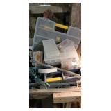 A lot of storage containers and misc hardware