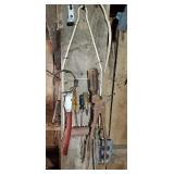 Fencing pliers, screw drivers, & oil filter