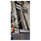 Wood work bench only no contents approx 48 inches