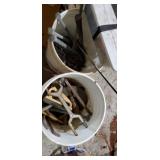 2 buckets and contents