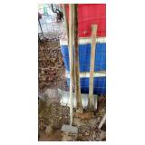 Double bit axe, hoe and broken mattock & pruning