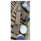 Horse shoe gun rack approx 61 inches long