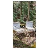 Wheelbarrow & 2 chairs