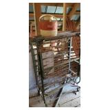 Cooler and metal bed frame