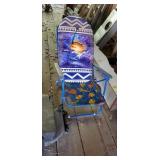 Beach chair and boogie board