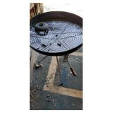 Charcoal grill looks new