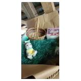 Box of Easter decor