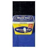 white Owl squires cigar tin
