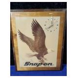 Snap on advertising clock 16 X 20 inches