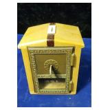 Vintage mail box bank with key