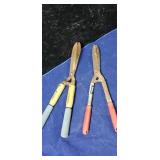 Pair of hedge trimmers