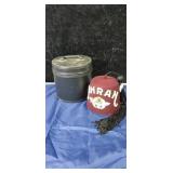 Shiners hat and hat box