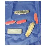 Survival knife group and sharpening  stone
