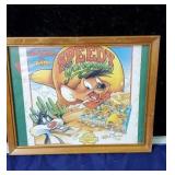 Speedy Gonzales framed print approx 15 x 12