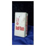 Approx 24 bars baby Ruth advertising box