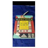 World  stamp album book and stamps