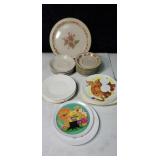 Group of stoneware & other dishes