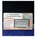 Automatic foundation  vent