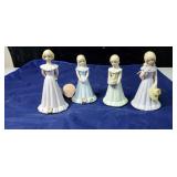4 piece of Ensconced figurines