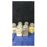 Group of 6 big canisters