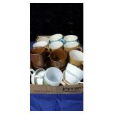 Collection of coffee cups