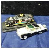 Rusty Wallace car & 1955 Ford Crown Vic car