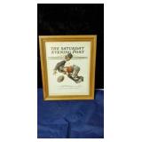 The Saturday  evening  post print approx 10 x 12