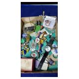 Collection of pins and misc