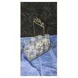 Coca-Cola  glasses and stand