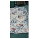 Floral bedspread