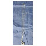 Pretty  silver knot necklace