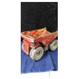 Tonka truck been painted red